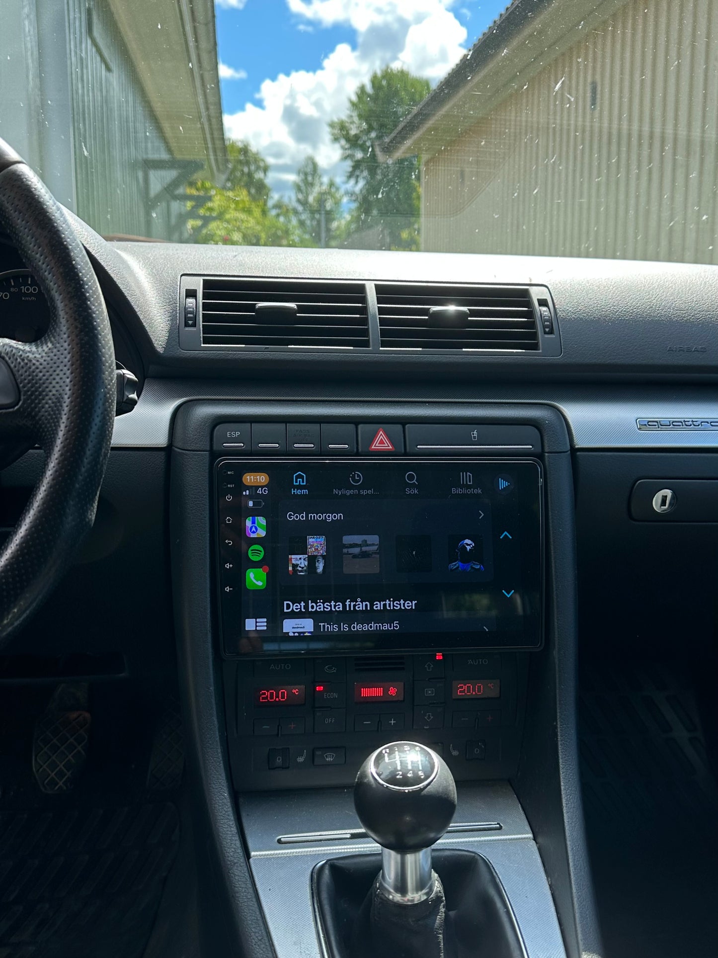 Modellanpassad Android stereo för Audi A4 (2002-2007) – Enkel installation & fullspäckad med funktioner