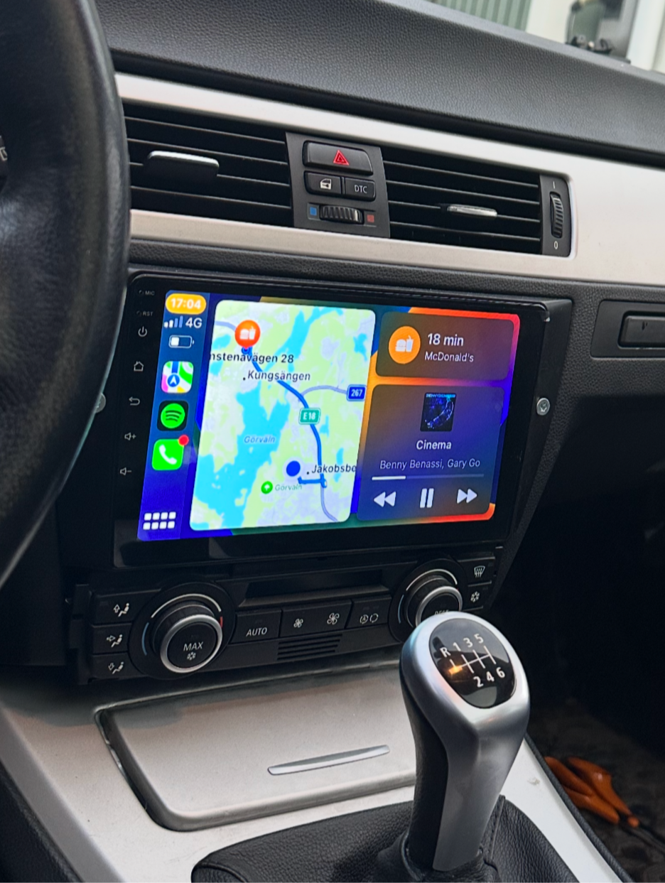 Modellanpassad Android stereo för Bmw 3-serie (2005-2012) - Enkel Installation med många funktioner